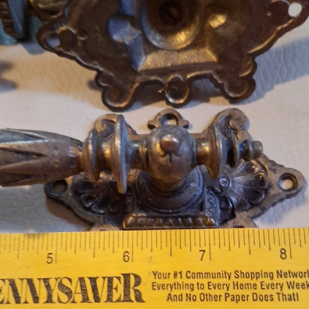 Antique Brass Handle Set